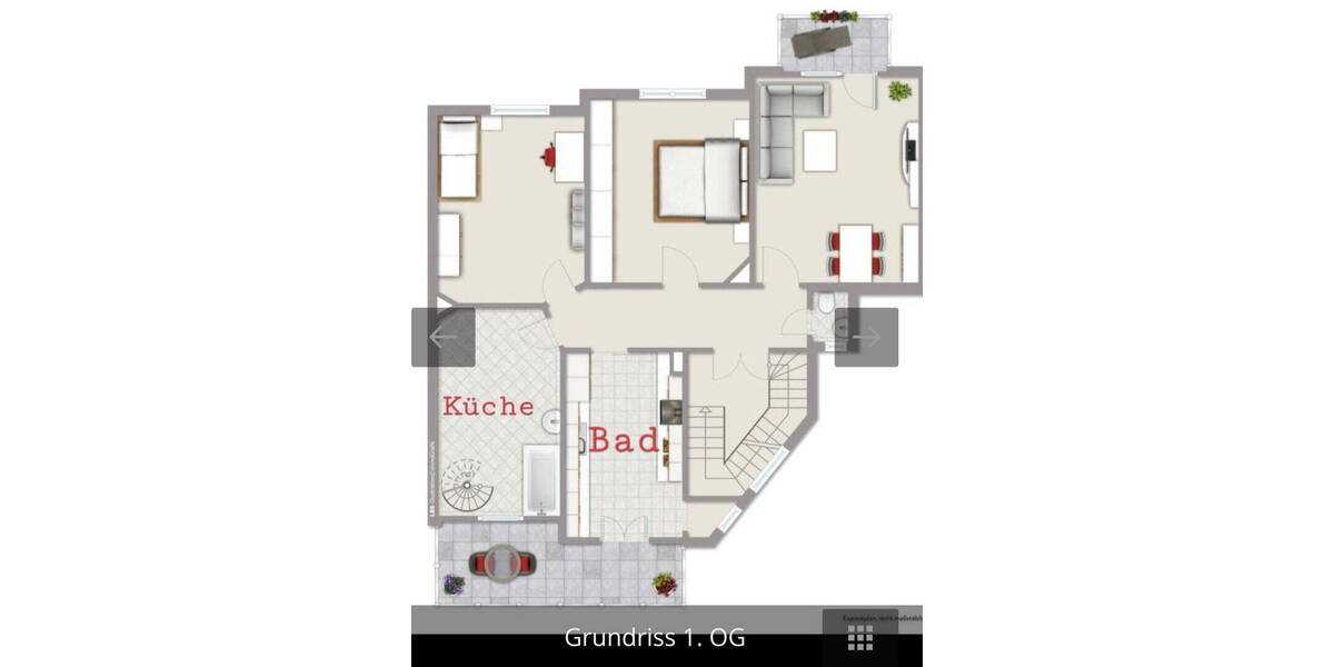 Etagenwohnung Hanau Großauheim - 3 Zimmer, 95 m&sup2;, 1.000&euro; | Angebot:26638296