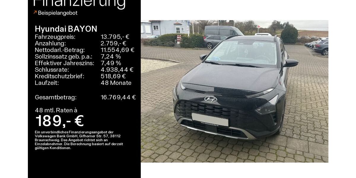 Hyundai BAYON 43.900 km 13.795 &euro; Büdingen-Düdelsheim 63654