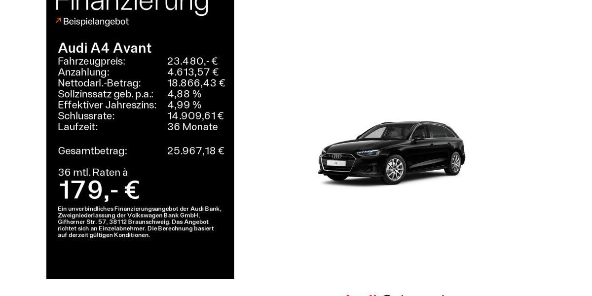 Audi A4 33.925 km 23.480 &euro; Bad Nauheim 61231