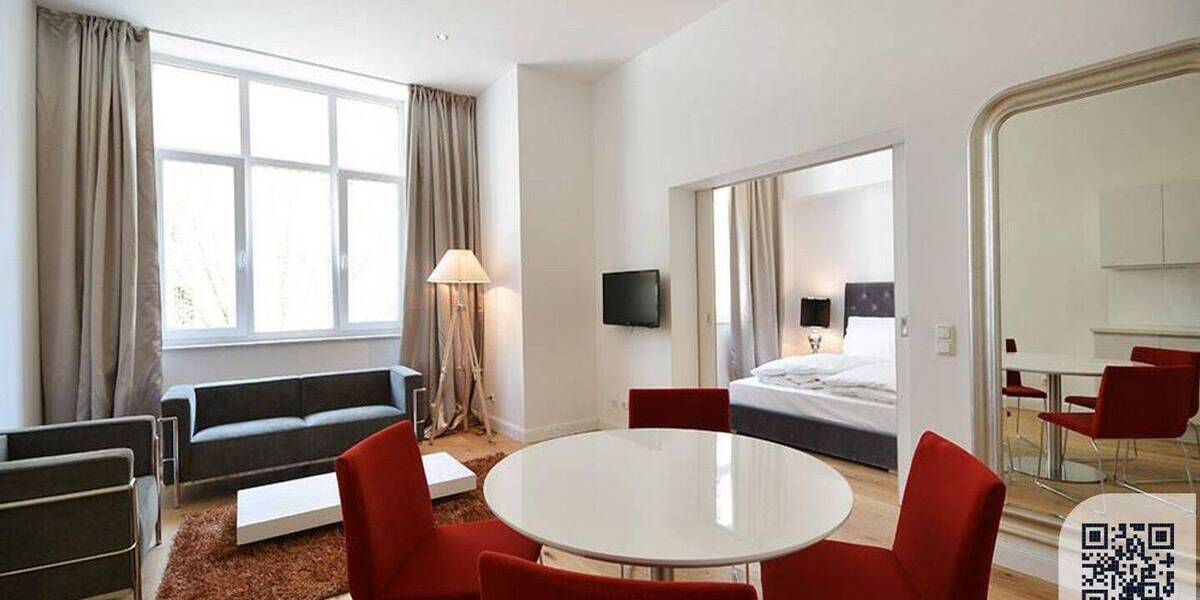 Etagenwohnung Frankfurt am Main Sachsenhausen - 2 Zimmer, 38 m&sup2;, 2.377&euro; | Angebot:25699537