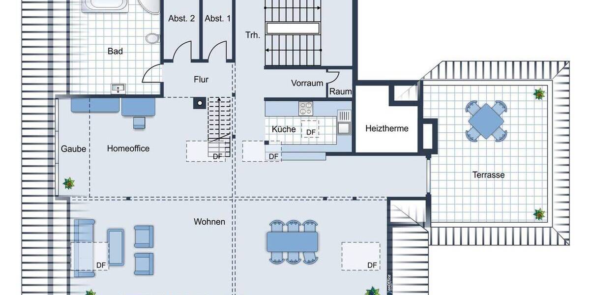 Etagenwohnung Frankfurt am Main Ostend - 2 Zimmer, 134 m&sup2;, 799.000&euro; | Angebot:25704457