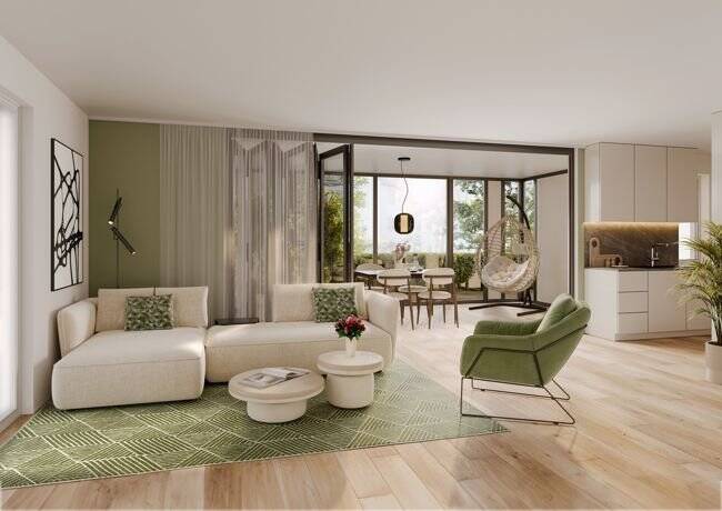 Etagenwohnung Frankfurt am Main Oberrad - 4 Zimmer, 119 m&sup2;, 927.800&euro; | Angebot:25704342