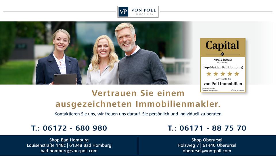 Etagenwohnung Oberursel (Taunus) - 3 Zimmer, 90 m&sup2;, 2.100&euro; | Angebot:25922135