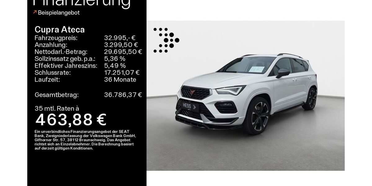 Cupra Ateca 22.200 km 32.995 &euro; Büdingen-Düdelsheim 63654