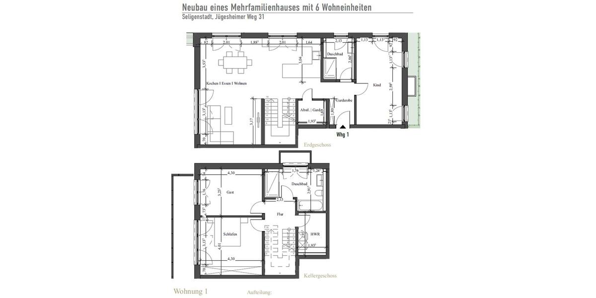 Etagenwohnung Seligenstadt - 4 Zimmer, 132 m&sup2;, 1.900&euro; | Angebot:24522620