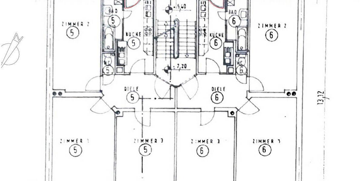 Etagenwohnung Frankfurt am Main Bahnhofsviertel - 3 Zimmer, 75 m&sup2;, 455.000&euro; | Angebot:26053486