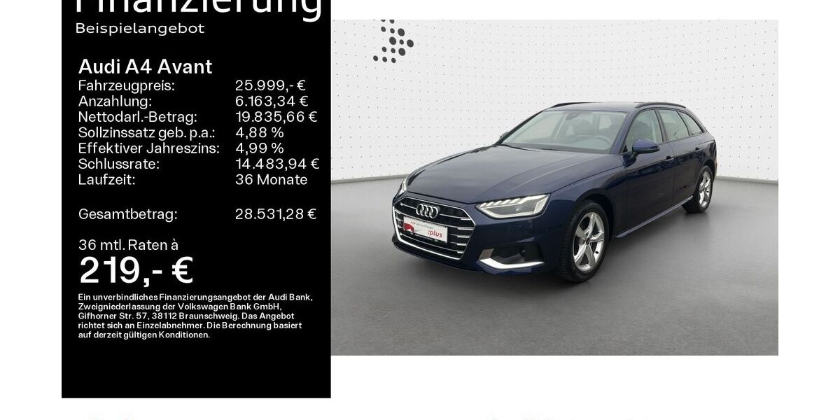 Audi A4 41.800 km 25.999 &euro; Hanau 63452