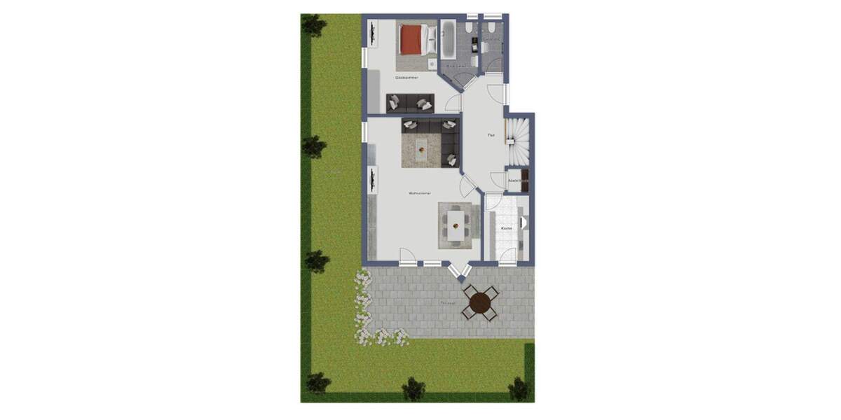 Terrassenwohnung Friedrichsdorf - 3 Zimmer, 124 m&sup2;, 1.580&euro; | Angebot:25787249