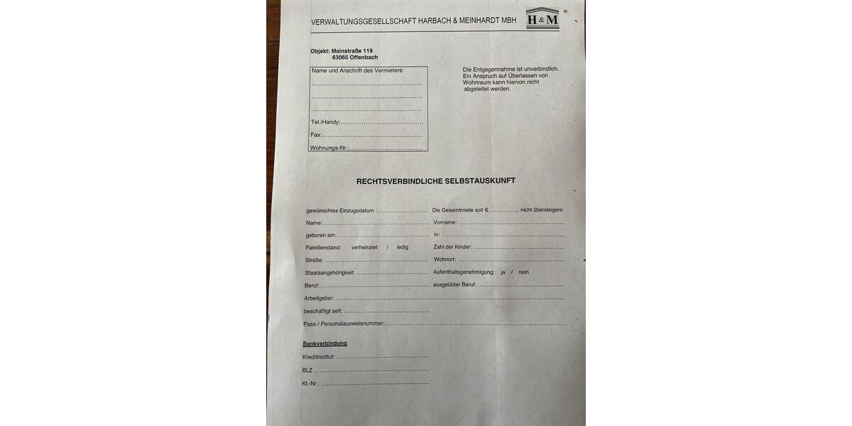 Etagenwohnung Bad Homburg vor der Höhe Berliner Siedlung/Gartenfeld - 2 Zimmer, 62 m&sup2;, 900&euro; | Angebot:25362685