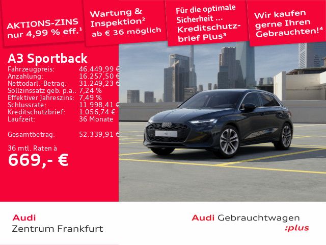 Audi A3 4.500 km 46.450 &euro; Frankfurt am Main 60314