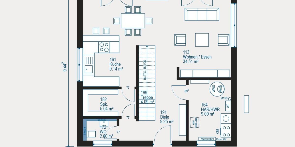 Pure Home 4 - Ihr neues Platzwunder zum Festpreis - Einfamilienhaus Kelsterbach Walldorf | Angebot:27293030