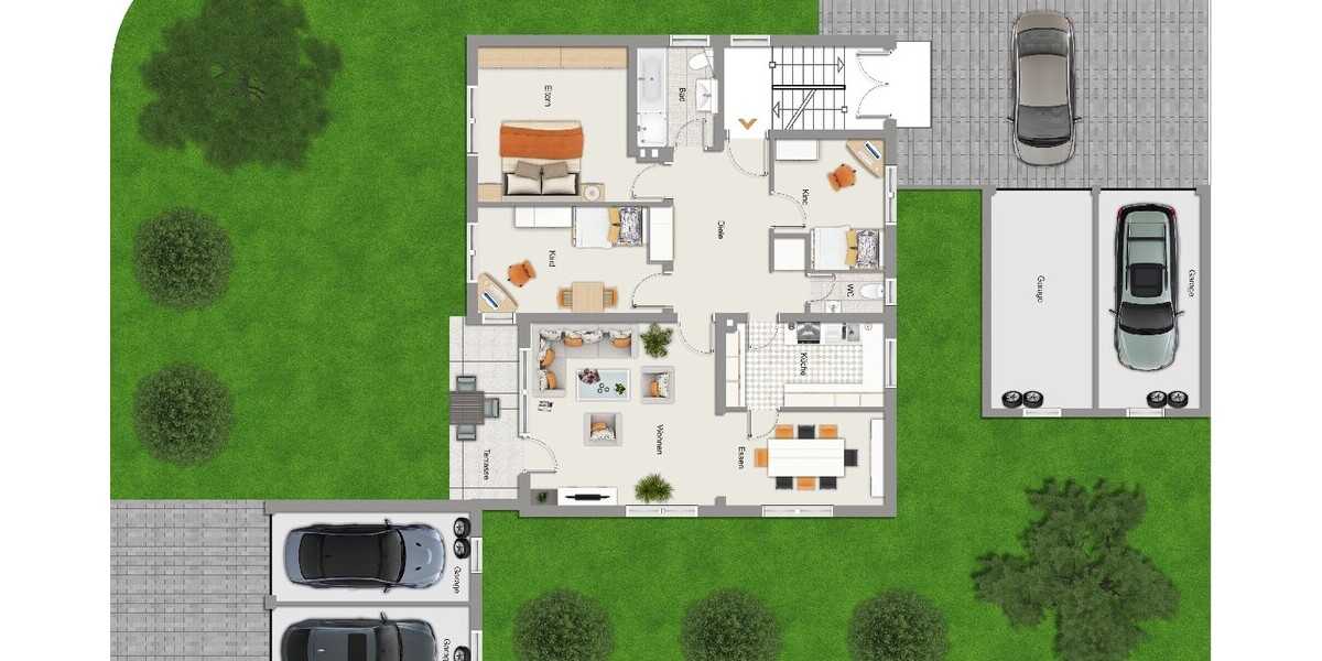 albero:) Attraktives Dreifamilienhaus - Gartenetage sofort beziehbar! - Einfamilienhaus Großkrotzenburg | Angebot:19925679