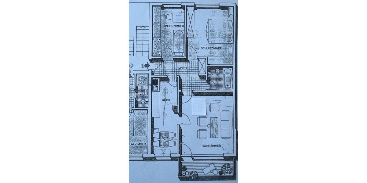 Etagenwohnung Babenhausen - 3 Zimmer, 72 m&sup2;, 185.000&euro; | Angebot:27528534