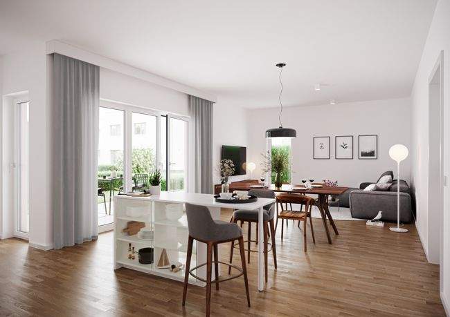 Etagenwohnung Hanau-Steinheim Steinheim - 2 Zimmer, 57 m&sup2;, 333.900&euro; | Angebot:25704391