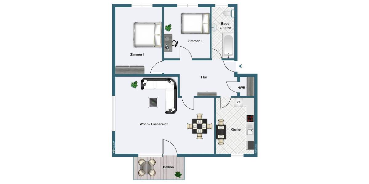 Etagenwohnung Frankfurt am Main Niederursel - 3 Zimmer, 91 m&sup2;, 410.000&euro; | Angebot:25996038