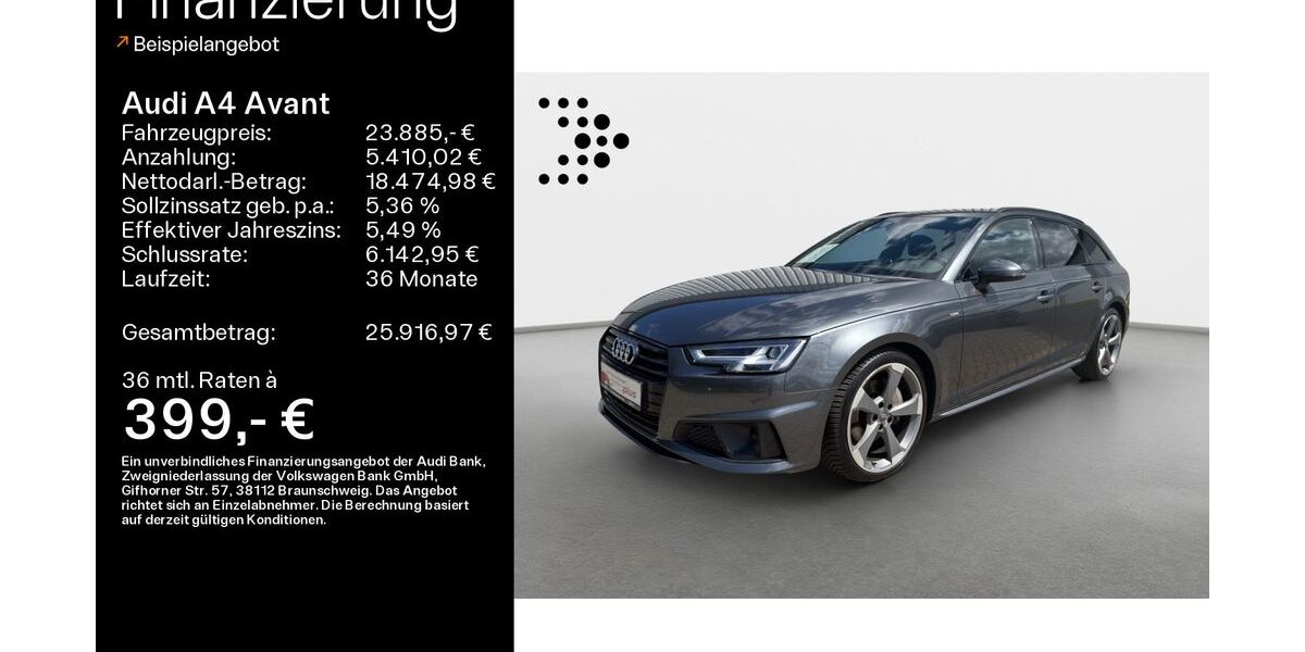 Audi A4 95.000 km 23.885 &euro; Linsengericht 63589