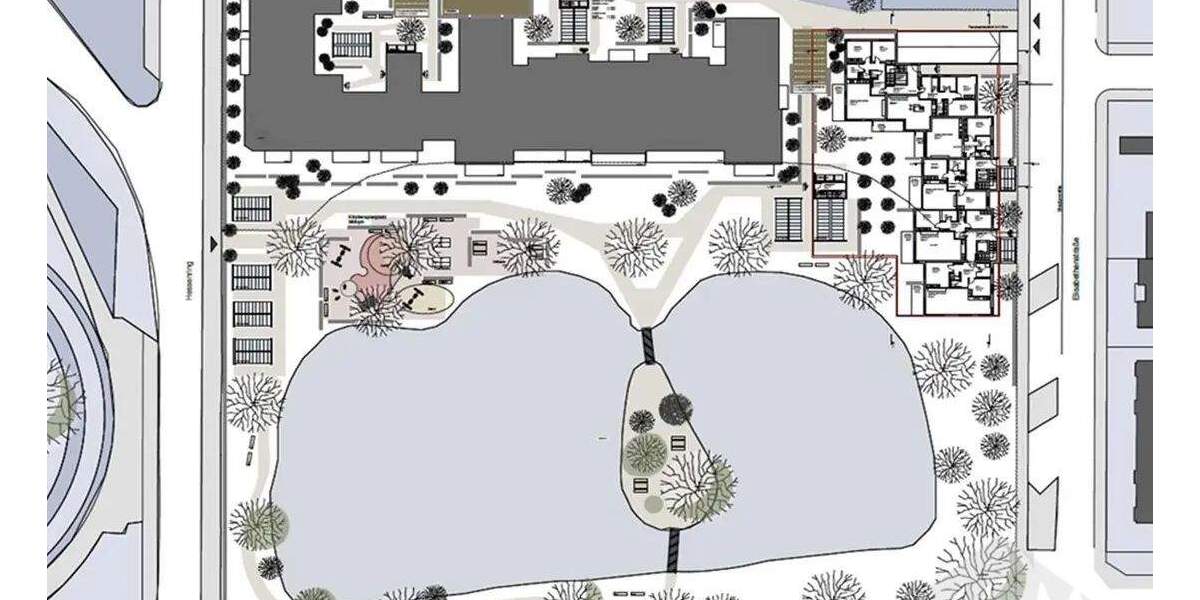 Etagenwohnung Offenbach / Tempelsee Offenbach am Main - 3 Zimmer, 96 m&sup2;, 508.800&euro; | Angebot:25704453