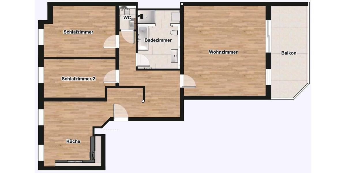 Etagenwohnung Kleinostheim - 3 Zimmer, 114 m&sup2;, 1.670&euro; | Angebot:25900591