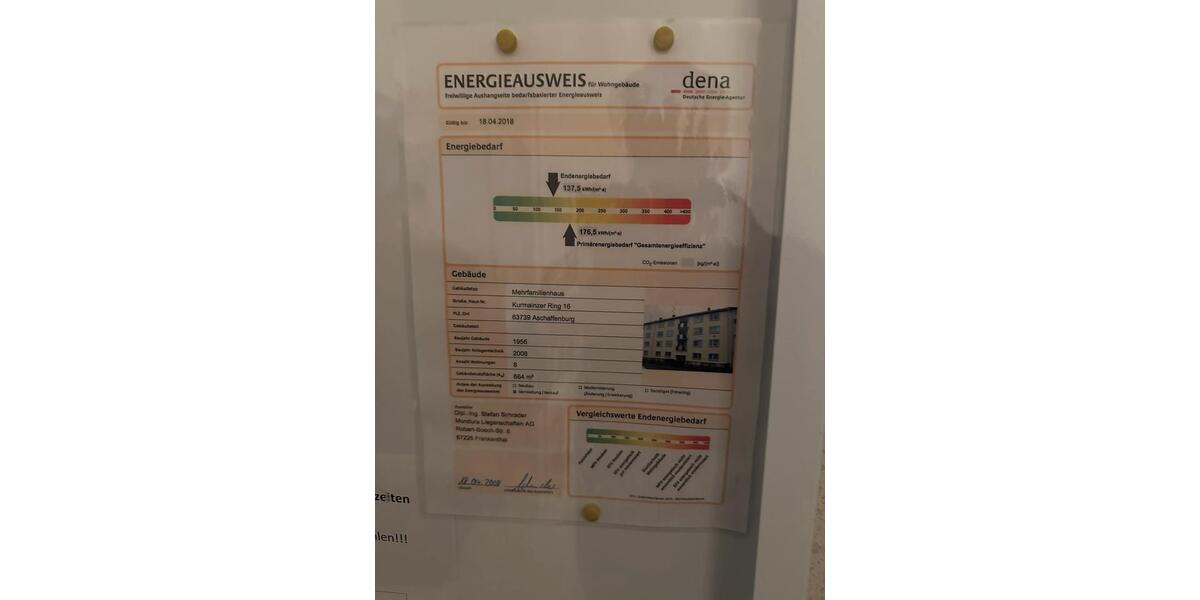 Etagenwohnung Aschaffenburg Österreicher Kolonie - 3 Zimmer, 70 m&sup2;, 230.000&euro; | Angebot:25252766