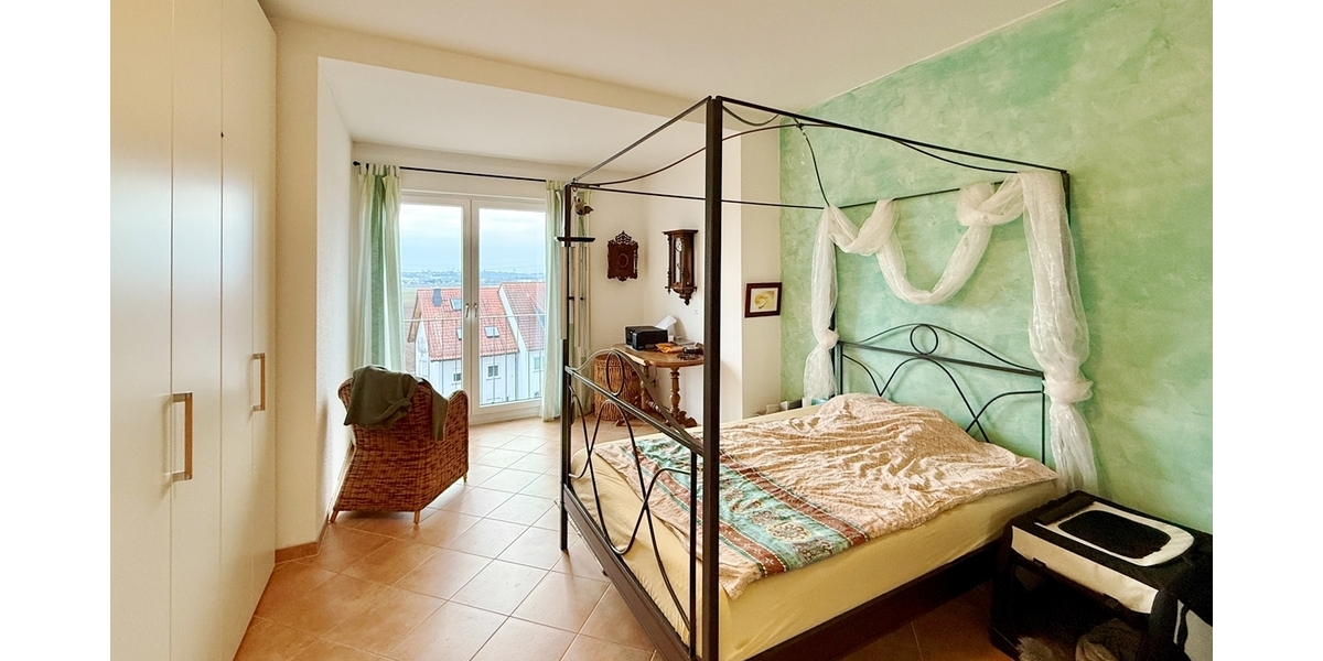 Bad Vilbel-Dortelweil: Moderne 3-Zimmerwohnung mit Traumblick und Dachterrasse! - Etagenwohnung Bad Vilbel | Angebot:24859161