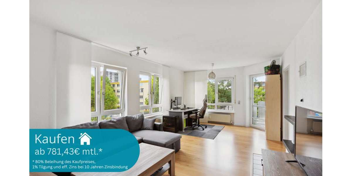 Etagenwohnung Dietzenbach - 2 Zimmer, 56 m&sup2;, 195.000&euro; | Angebot:25936662