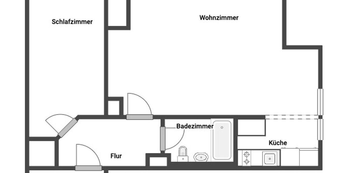 Etagenwohnung Friedrichsdorf - 2 Zimmer, 46 m&sup2;, 184.000&euro; | Angebot:26451847