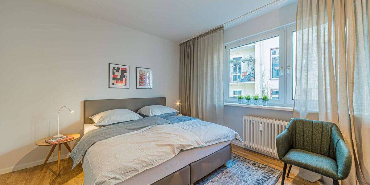 Etagenwohnung Frankfurt am Main Nordend-Ost - 2 Zimmer, 50 m&sup2;, 1.770&euro; | Angebot:26076042