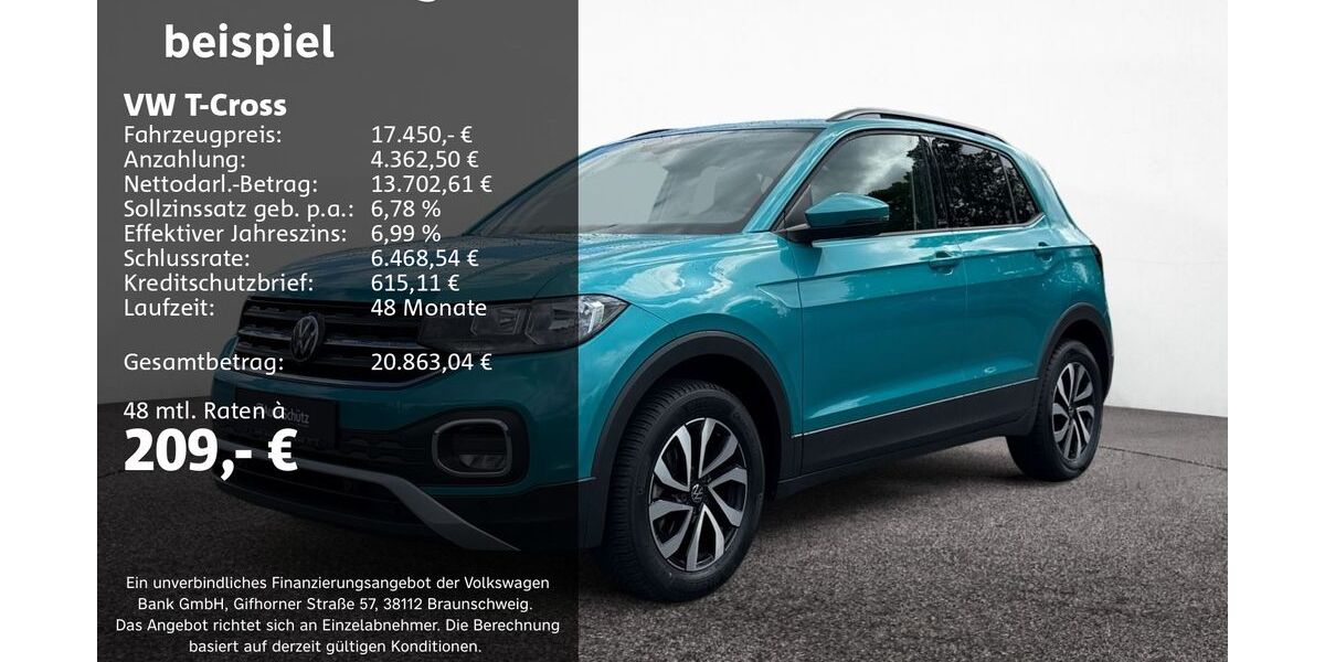 VW T-Cross 42.976 km 16.949 &euro; Groß-Umstadt 64823
