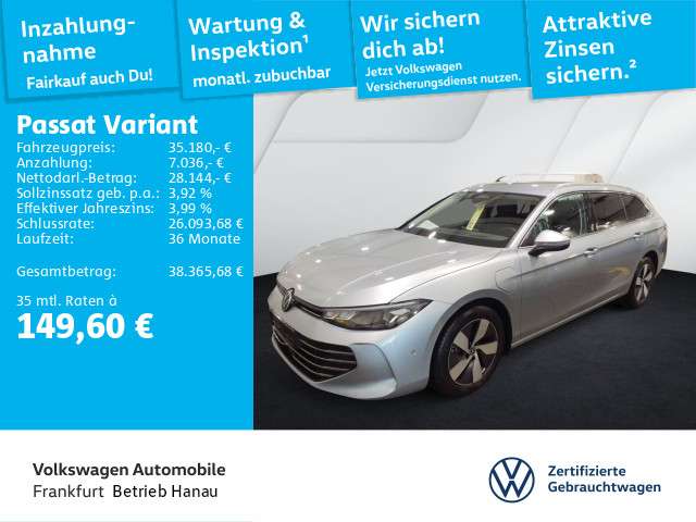 VW Passat Variant 20.659 km 35.180 &euro; Hanau 63452