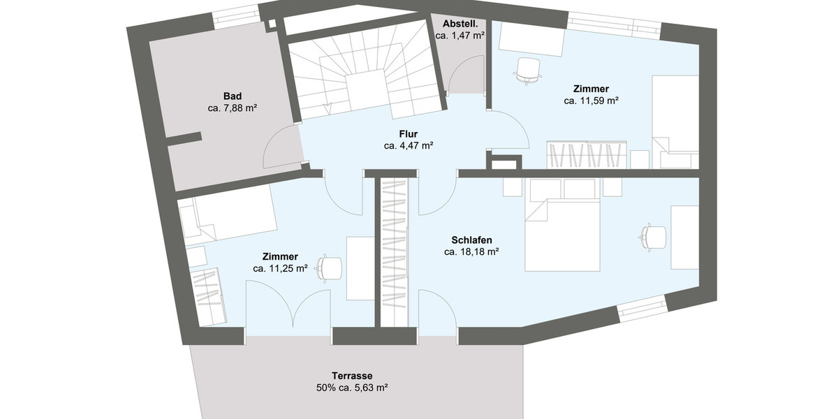 Reihenmittelhaus Frankfurt am Main Kalbach-Riedberg - 6 Zimmer, 170 m&sup2;, 1.099.000&euro; | Angebot:25737642