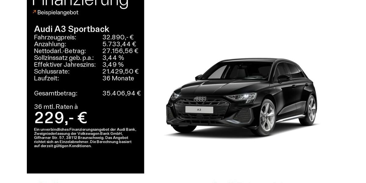 Audi A3 20.433 km 32.890 &euro; Oberursel 61440