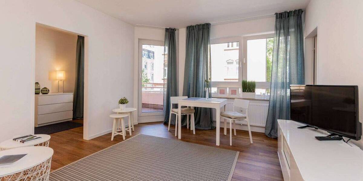 Etagenwohnung Frankfurt am Main Gallus - 2 Zimmer, 48 m&sup2;, 1.550&euro; | Angebot:26064367