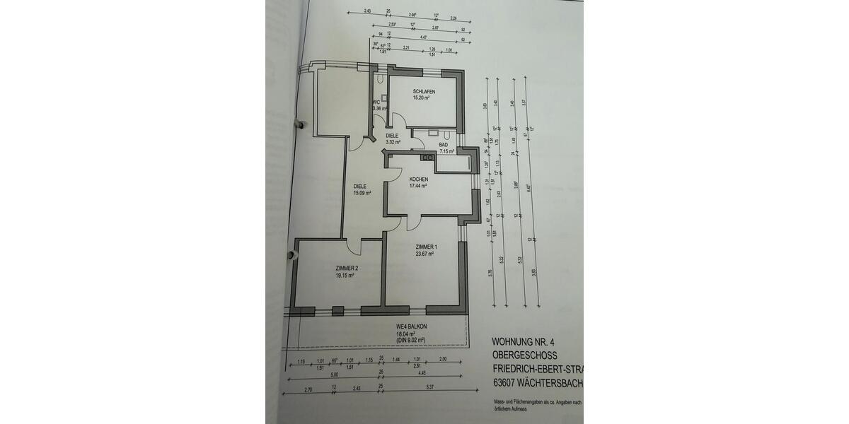 Etagenwohnung Maintal - 3.5 Zimmer, 115 m&sup2;, 385.000&euro; | Angebot:24884951