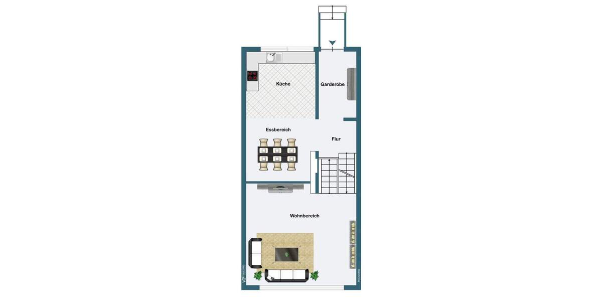 Reihenmittelhaus Frankfurt am Main Hausen - 4 Zimmer, 182 m&sup2;, 3.900&euro; | Angebot:25796137