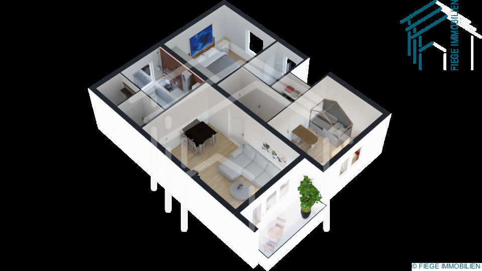 Etagenwohnung Hanau Großauheim - 3 Zimmer, 68 m&sup2;, 690&euro; | Angebot:26013339