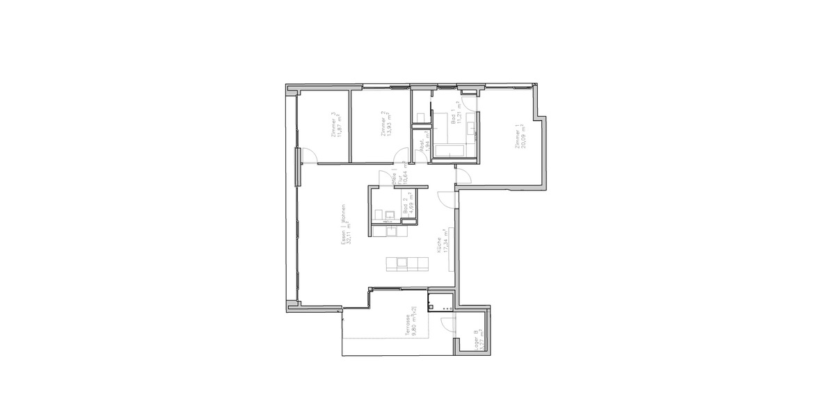Etagenwohnung Kronberg im Taunus Kronberg - 4 Zimmer, 133 m&sup2;, 1.316.000&euro; | Angebot:25667813