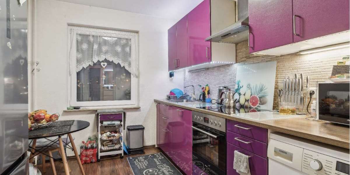 Stadtleben im Gallus: Helle 3-Zimmer-Wohnung mit Komfort - Etagenwohnung Frankfurt am Main Gallus | Angebot:23712547