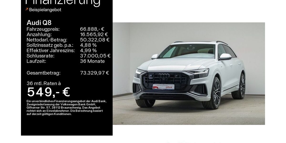 Audi Q8 58.450 km 66.888 &euro; Mühlheim 63165