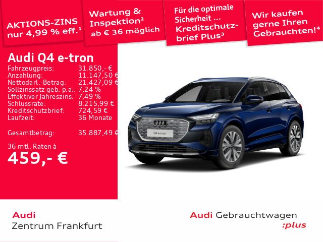 Audi Q4 e-tron 16.727 km 31.850 &euro; Frankfurt am Main 60326