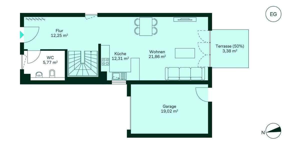 Reihenmittelhaus Langen - 5 Zimmer, 156 m&sup2;, 869.900&euro; | Angebot:25731241