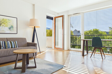 Attraktive Kapitalanlage in Bad Homburg: Möbliertes Apartment mit 2 Zimmern, Balkon und Aufzug - Wohnung Bad Homburg vor der Höhe Berliner Siedlung/Gartenfeld | Angebot:27595825