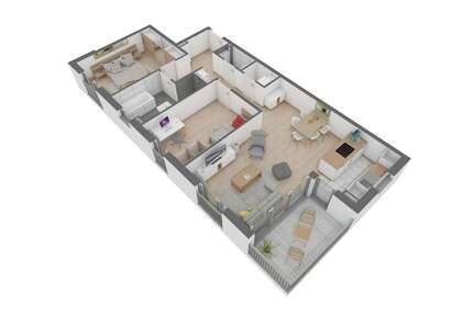 Wohnung Offenbach Waldhof - 3.5 Zimmer, 81 m&sup2;, 433.740&euro; | Angebot:23861271