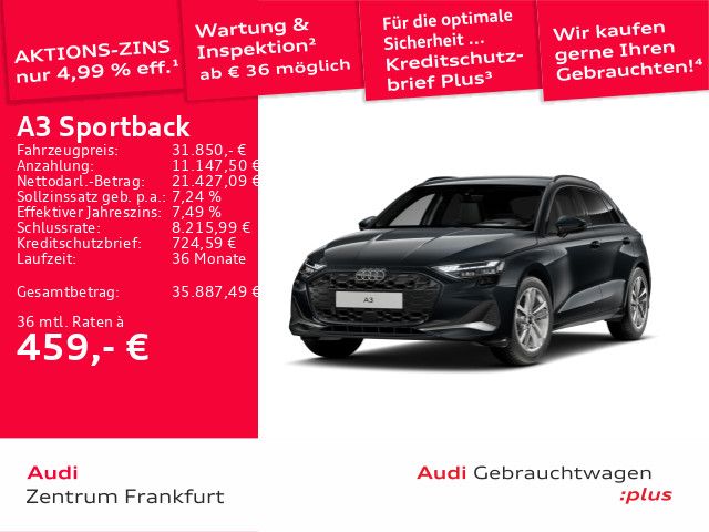 Audi A3 7.007 km 31.850 &euro; Frankfurt am Main 60314