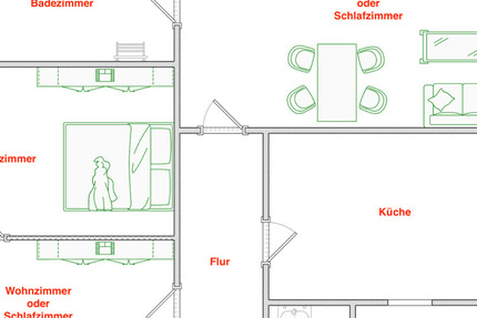 Wohnung Gelnhausen - 3 Zimmer, 90 m&sup2;, 890&euro; | Angebot:25571696