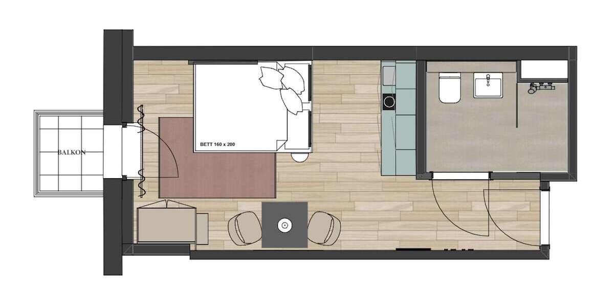 Zimmer Frankfurt am Main Ostend - 1 Zimmer, 950&euro; | Angebot:25530051