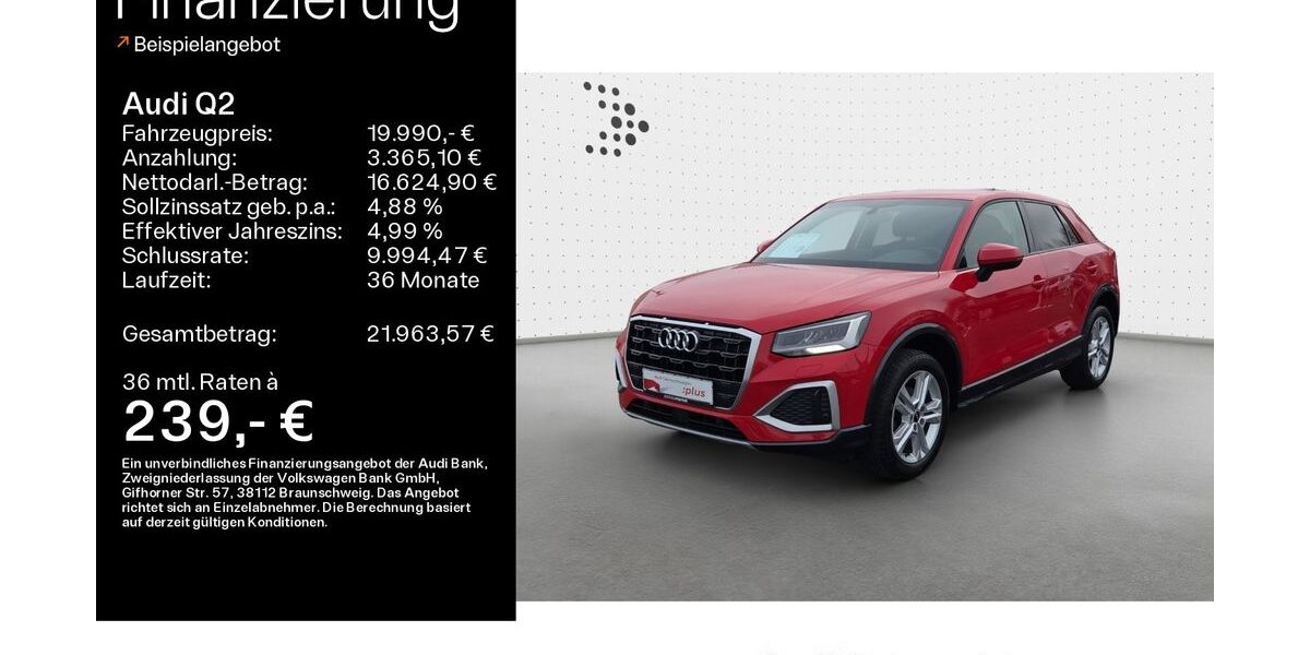 Audi Q2 60.065 km 19.490 &euro; Bad Nauheim 61231