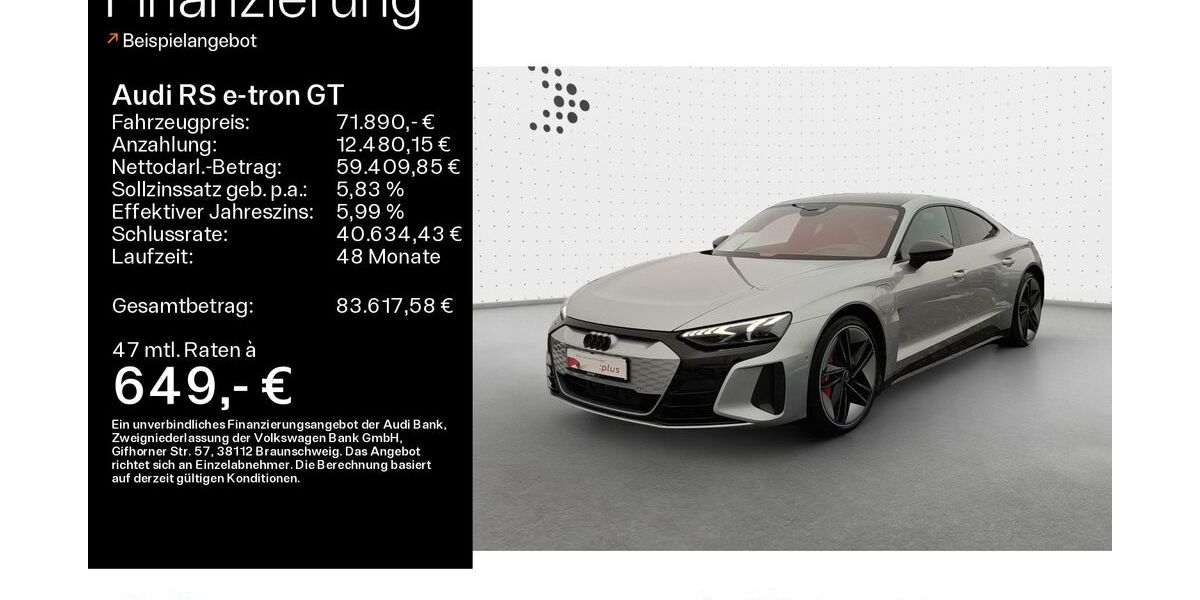 Audi RS e-tron GT 47.896 km 68.890 &euro; Oberursel 61440