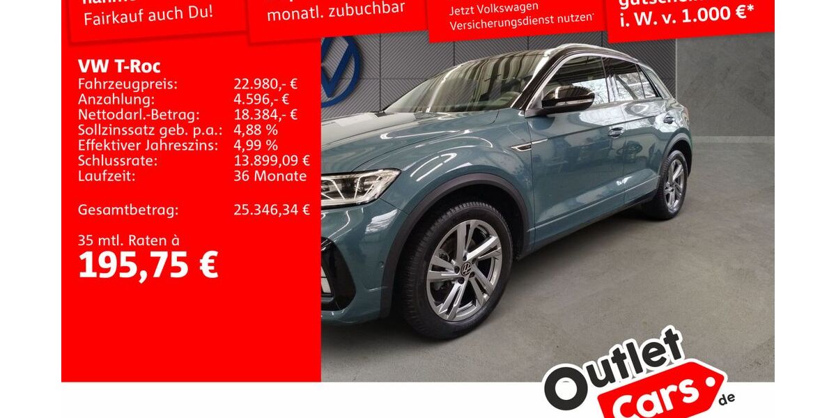 VW T-Roc 32.914 km 22.380 &euro; Frankfurt 60326