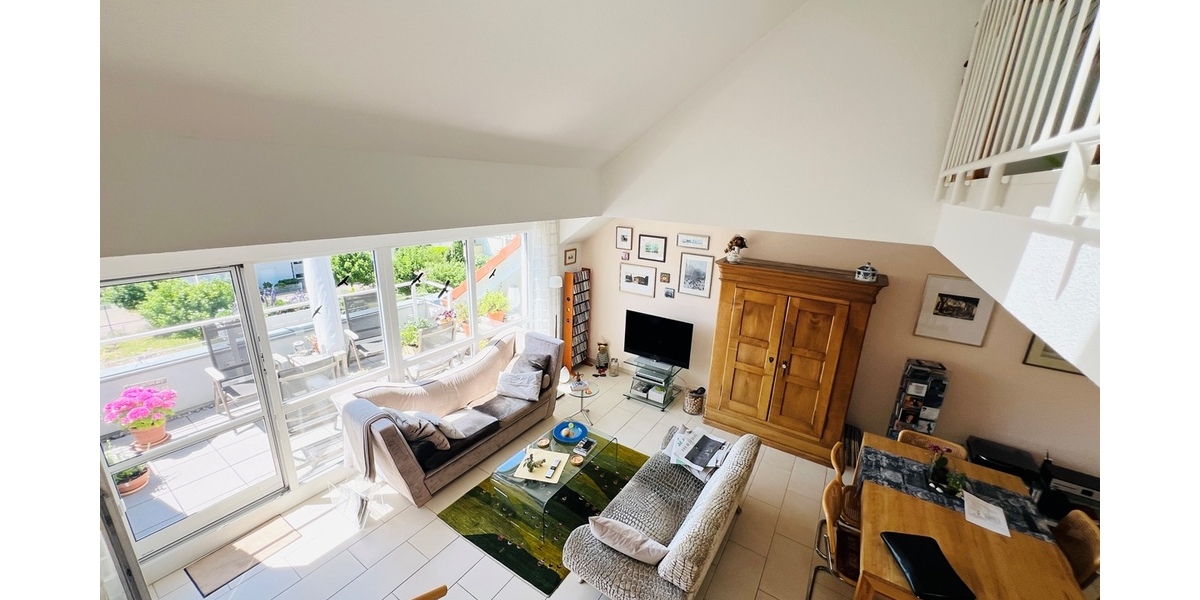 Frankfurt-Nied: Charmante 3-Zimmer-Maisonettewohnung mit Balkon! - Etagenwohnung Frankfurt am Main Nied | Angebot:21340827