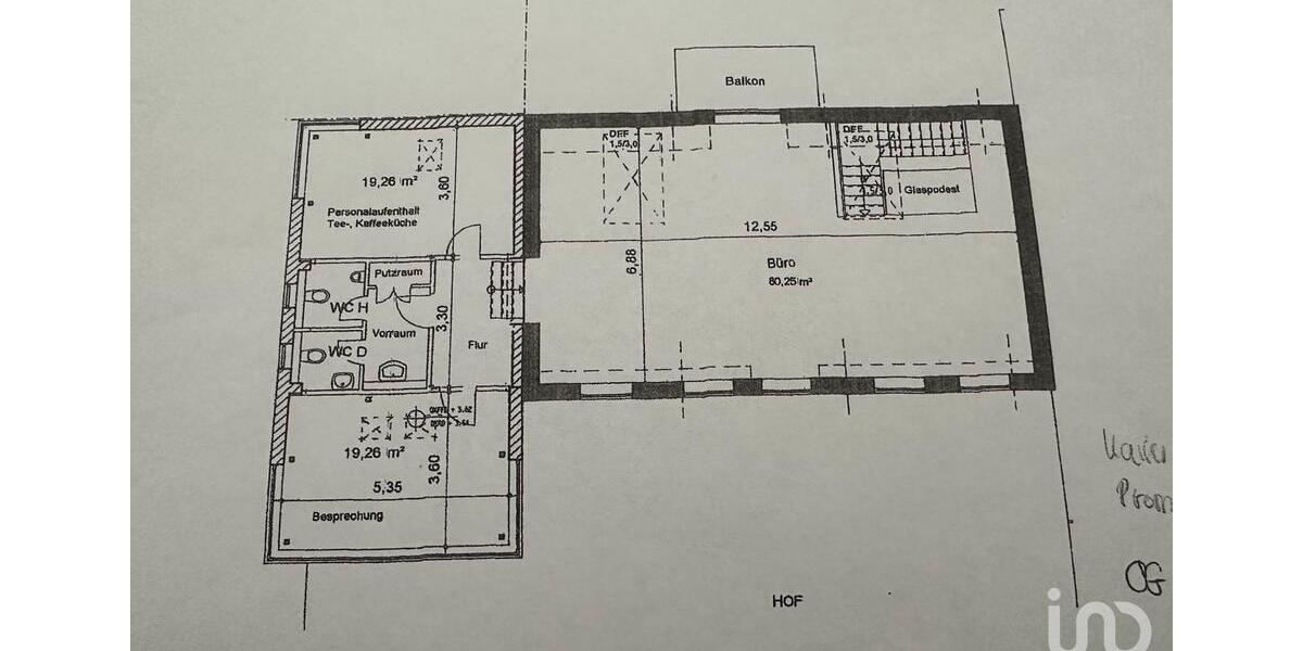 Gewerbeobjekt Bad Homburg vor der Höhe Gonzenheim - 2.160&euro; | Angebot:21725041